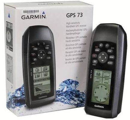 Garmin 73 handle GPS 128 X 160 Pixels Display Resolution RTK GPS System 1.4" X 2.1" 3.6 X 5.4 Cm Display Size 2 AA Batteries not Included