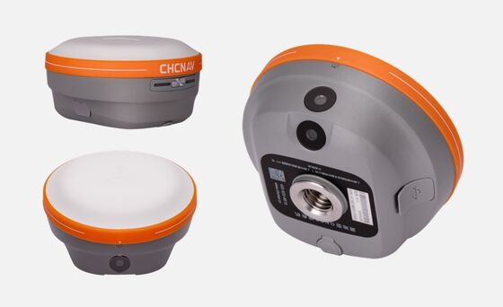 RTK GNSS Receiver with 600 MAh Battery and Integrated QZSS L2C Signal Support Featuring 5th Generation Ultra-IMU for Surveying Construction Agriculture