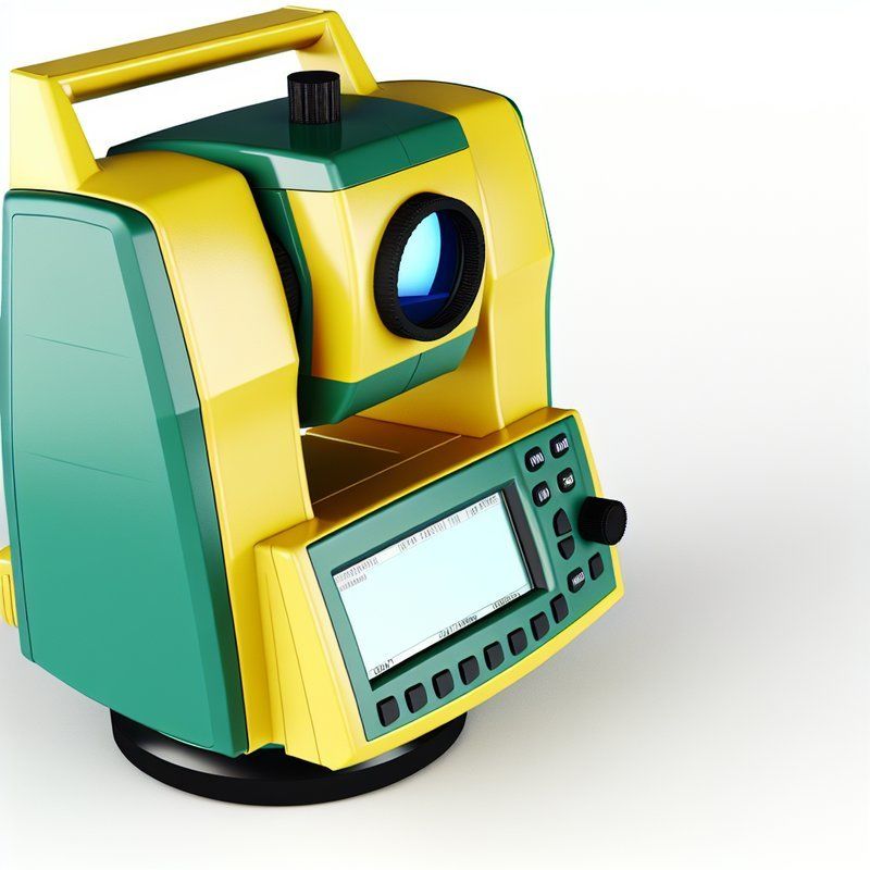 Tribrach with ±0.5mm Leveling Accuracy and Multi-coated Prism for Total Station Accessories Measuring 1040mm Overall Length