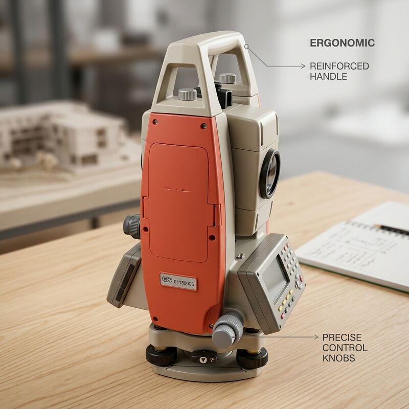 Total Station Component with 2” Angle Accuracy Automatic Electronic Leveling System and RS232 Connectivity for Geospatial Data Collection