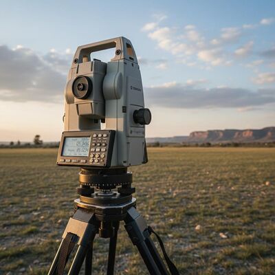 Тахеометр Topcon с дальностью 1000 м без отражателя, емкостным мультисенсорным экраном 5,0 дюйма и автоуровнем для точного геодезического измерения